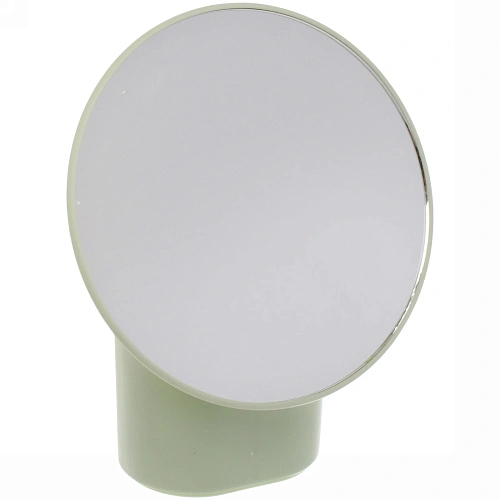 Зеркало настольное с органайзером для косметики Beauty - Look, цвет белый, зеленый, персиковый и голубой, d-165см, 19см_6