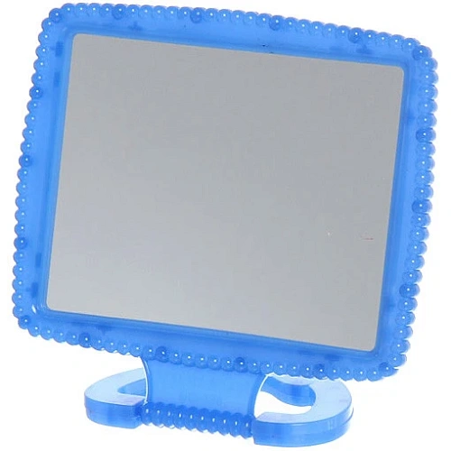 Зеркало настольное в пластиковой оправе Резная рамка прямоугольник, подвесное 1310,5см _14