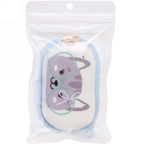 Губка для тела махровая Happy baby - Котёнок Оливер , 138,5 см (ZIP пакет)_6