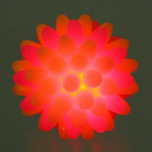 Мяч 5,5 см Ёжик попрыгун, с подсветкой_4