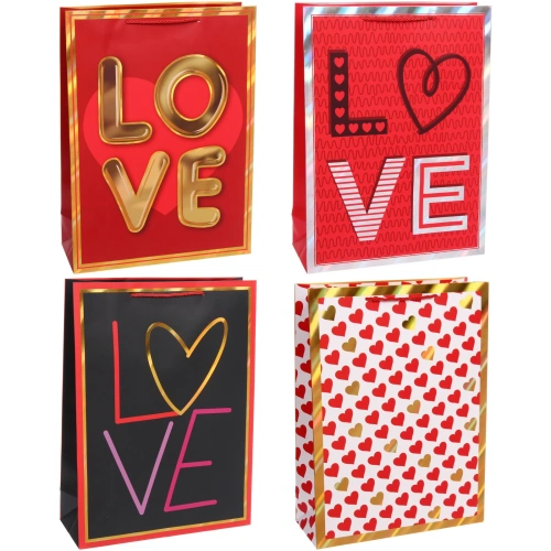 Пакет подарочный "My love" 31*42*12 см