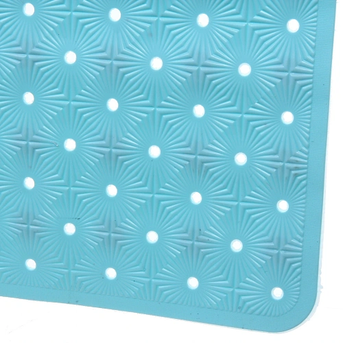 Коврик в ванну Селфи 68х38 ПВХ Франко бирюзовый_3