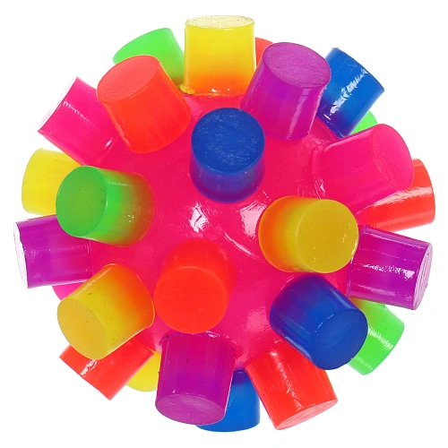 Мяч 6 см Яркое веселье попрыгун, с подсветкой_11