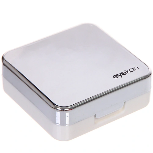 Набор для хранения контактных линз МАРЦИПАН, с зеркалом, цвет серебро, 636232см, (пакет с подвесом)_4