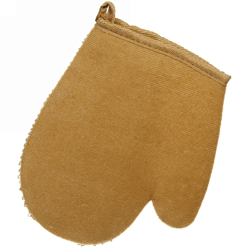 Мочалка-варежка для тела комбинированная Ultramarine - Прима, с сизалем, цвет белый, 1822см_8