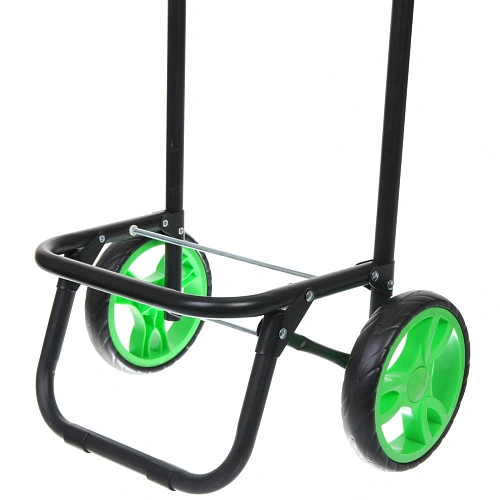 Тележка хозяйственная с сумкой (932538см, колеса 16см,грузоподъемность до 30 кг) салатовая DC307_11