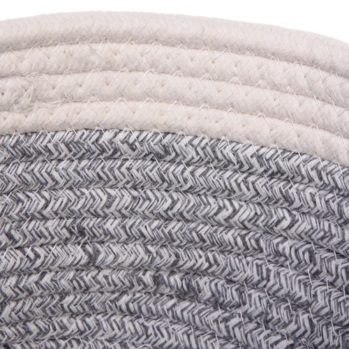 Корзинка плетёная интерьерная ЭЛИНГАРТ, цвет серыйбелый, 332812см, (лейбл селфи)_6