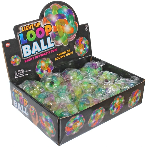 Мяч 6 см Клубок попрыгун, с подсветкой_4