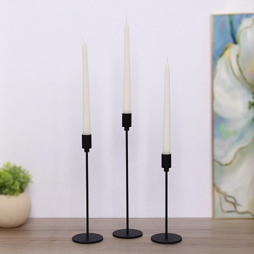 Подсвечники THE BLACK HEART 88232832 см (набор 3 шт), Черный_6
