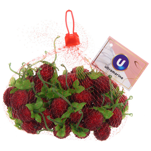 Муляж Ягодки красные 50шт в сетке_3