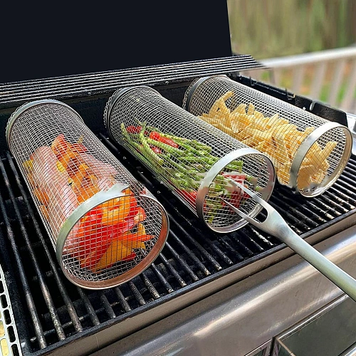 Решетка на мангал, гриль для овощей BBQ-S092, 309 см_5