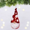 Елочная игрушка "Новогодний лесовичок" 5,5*6*12,5 см, красный