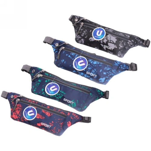 Сумка на пояс для документов и телефона "Street sports - Football", микс 4 цвета, 34*11,5*19,5см