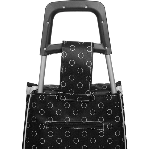 Тележка хозяйственная с сумкой (923327см, колеса 16см,грузоподъемность до 30 кг) черная DC308AG1_7