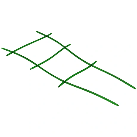 Опора для вьющихся цветов 47см Зелёный прозрачный