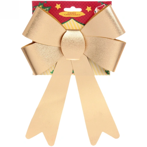 Бант на ёлку "Сказочные блики", Золото