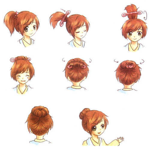 Заколка Софиста-твиста в наборе со шпильками и резинкой, цвет черный_5