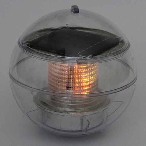 Фонарь садовый Шар d=10 см, на солнечной батарее (для погружения в бассейн и водоем), Мультицвет_9