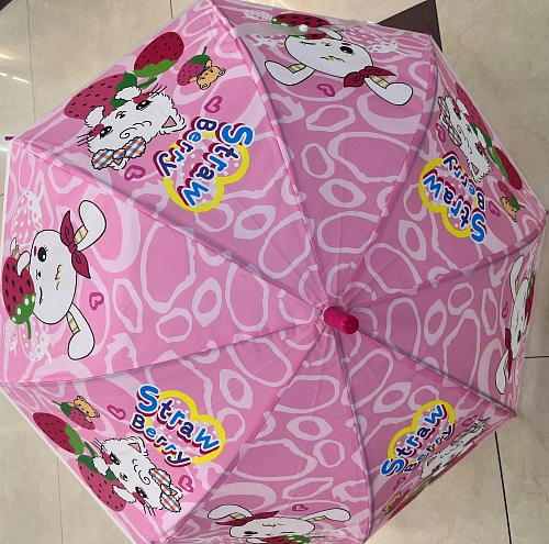 Зонт детский полуавтомат "Котята", цвет как на фото, d-100см
