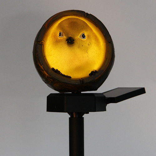 Светильник на солнбатарее Воробей 8,588,5 см, (свечение теплый белый)_3