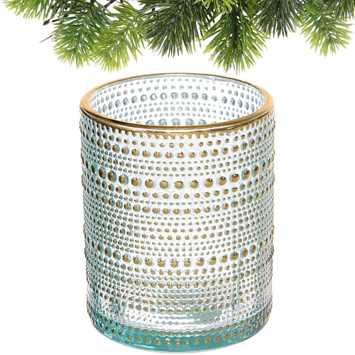 Подсвечник Хрустальный блеск 1012,5 см, Голубой_3