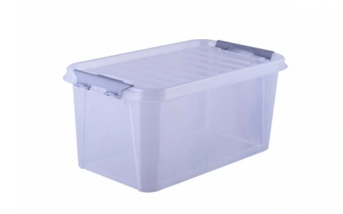 Контейнер универсальный с крышкой для хранения "ПРОФИ КОМФОРТ", прозрачный, 38*22*17см, 10л