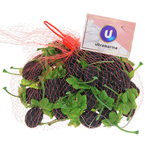 Муляж Ягодки черные 50шт в сетке_3