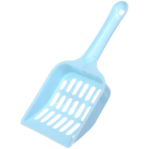 Совок для кошачьего туалета "ДОНКОТТИКО", цвет голубой, 19,5*8,8см (лейбл)