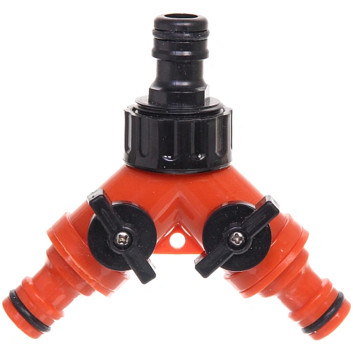 Тройник с 2 кранами штуцерный ДоброСад_15