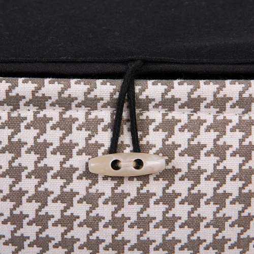 Коробка для хранения с крышкой ЭЛИНТ, цвет пастельно серый, 302521см (лейбл Селфи)_7