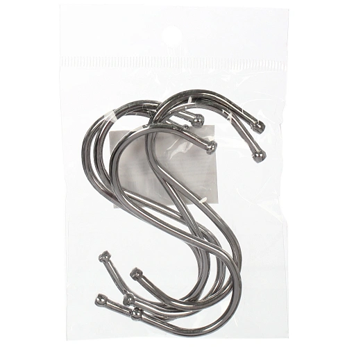 Крючки металлические в наборе 5шт S - формы ИДЕЯДОМА, 8,5см_4