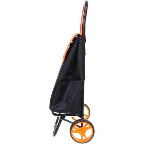 Тележка хозяйственная с сумкой (932538см, колеса 16см,грузоподъемность до 30 кг) оранжевая DC307_4