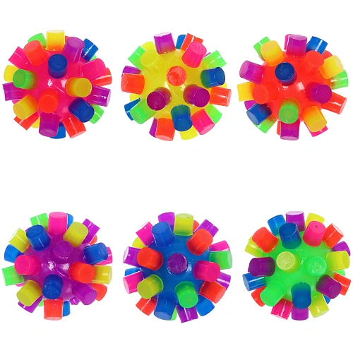 Мяч 6 см Яркое веселье попрыгун, с подсветкой_8