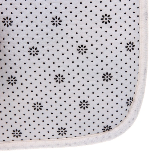 Набор для ванной и туалета 3 пр Эстель ( 2 коврика 5080+5040, 1 чехол на крышку унитаза)белый_4