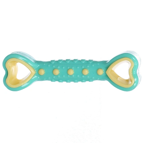 Игрушка жевательная для малых и средних пород собак Косточка, цвет мятный, 14,53,5см_3