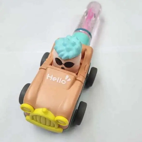 Мыльные пузыри "Лихач" 21 см, 80 мл, иннерционная машинка