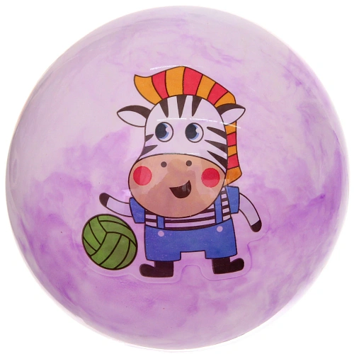 Мяч 22 см Зверята с мячиком, (50г)_3