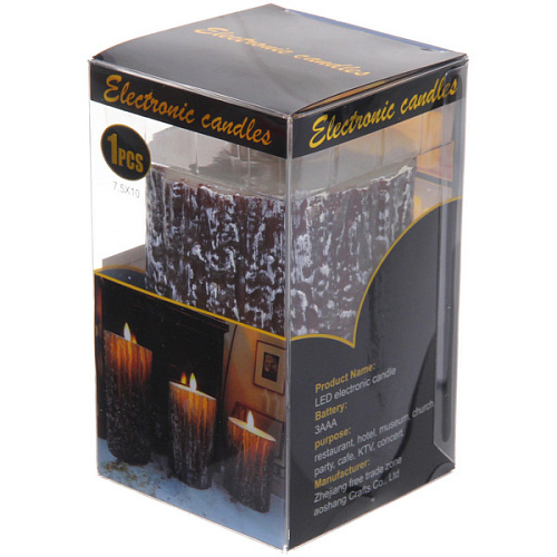 Сувенир с подсветкой Свеча - Дерево 7,510 см (работает от батареек 3 ААА)_4