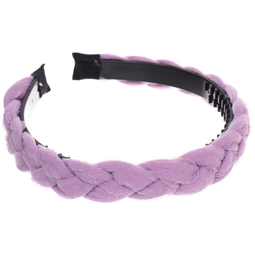 Ободок для волос МАРЦИПАН, миамо, ширина 1,5см, микс 6 цветов ( в пакете с подвесом)_3