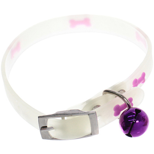 Ошейник для кошек с колокольчиком 130см Neon-Кость светящийся Ultramarine_9