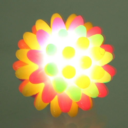 Мяч 5,5 см Ёжик попрыгун, с подсветкой_5