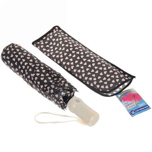 Зонт женский автомат Ультрамарин - Венера, микс 6 цветов, 8 спиц, d-96см, длина в слож виде 28см_70