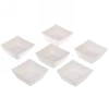 Набор соусников "White magic" 6шт "Квадрат" ребристый 100мл