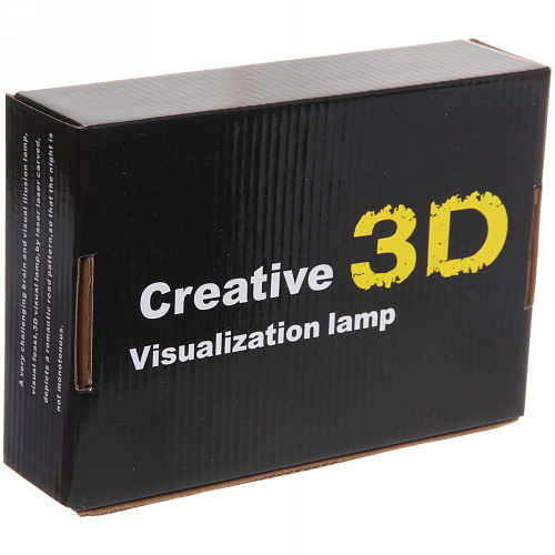 Светильник ночник 3D-Пришелец на пластиковой подставке, с включателем USB_12