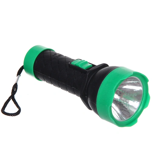 Фонарь ручной 1 режим 1LED 1AA микс 3 цвета 2019_3