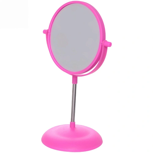 Зеркало настольное на ножке Beauty, двухстороннее с увелич, микс 3 цвета, 30см, d-15см_3