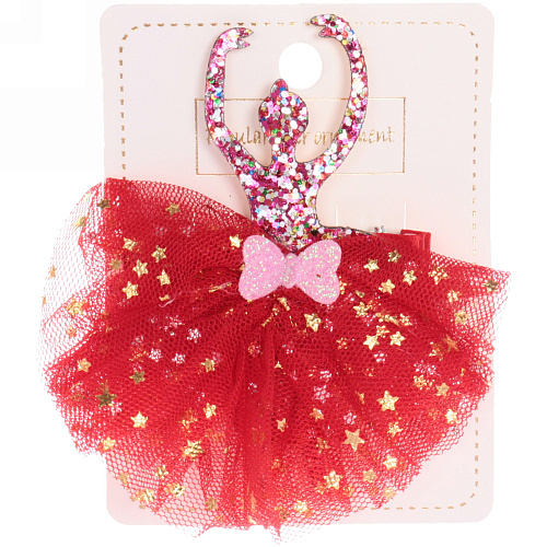 Зажим для волос Балерина”, микс 6 цветов, 8,510см_13