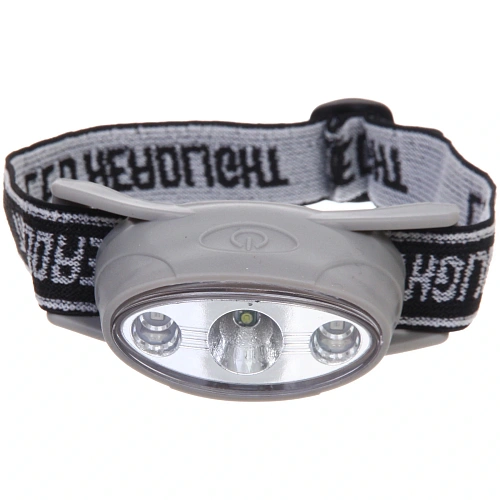 Фонарь налобный 5 режимов, 3LED, аккумуляторная батарея 400mAh USB HL-001_3