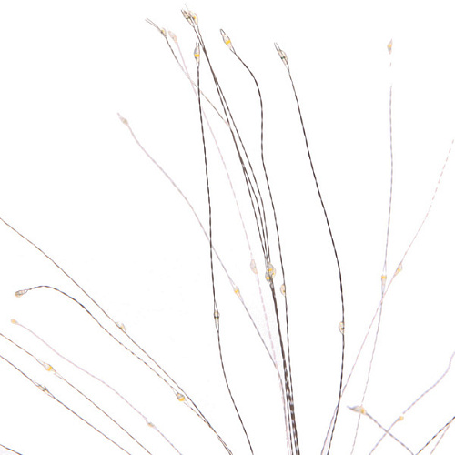 Светильник на солнбатарее Одуванчик 62 см (штекер), 25 нитей, 90 ламп, 8 реж, Теплый белый_6