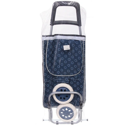 Тележка хозяйственная с сумкой (923327см, колеса 16см,грузоподъемность до 30 кг) синяя DC308AG2_14